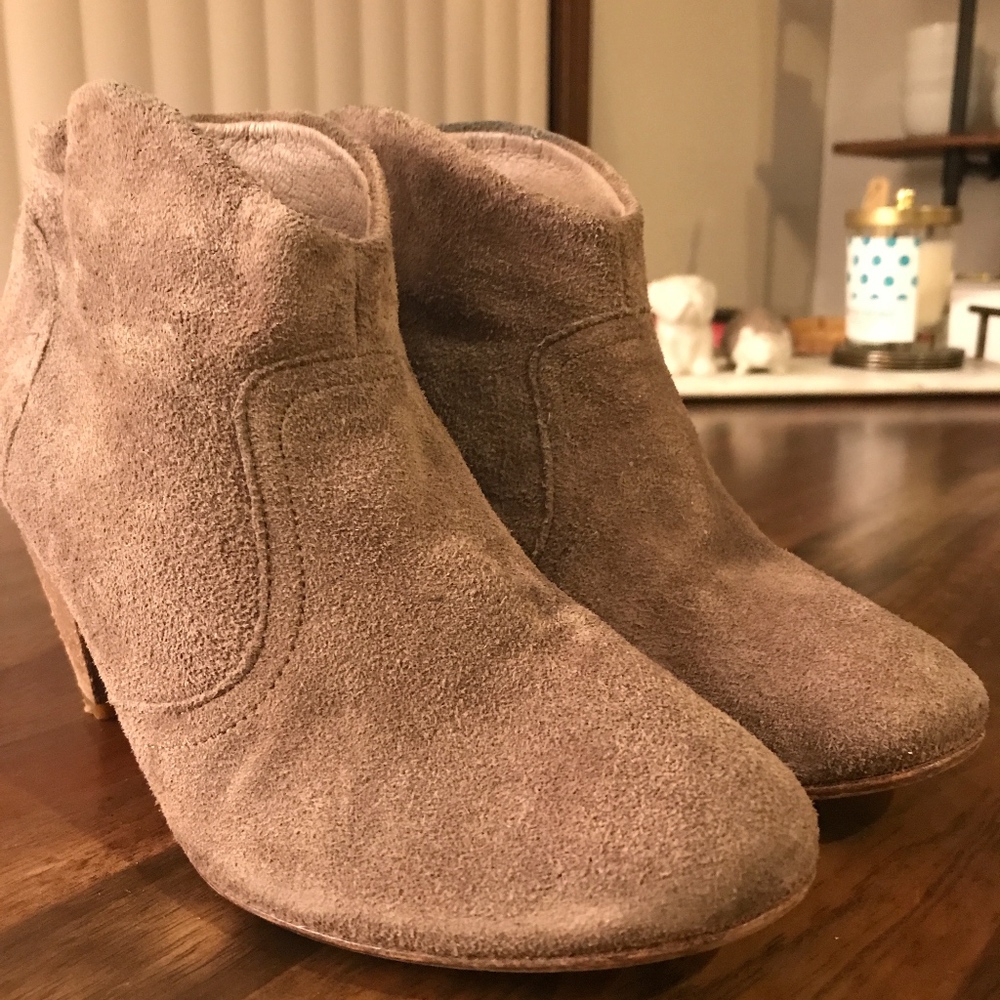 Suede Western Style Booties